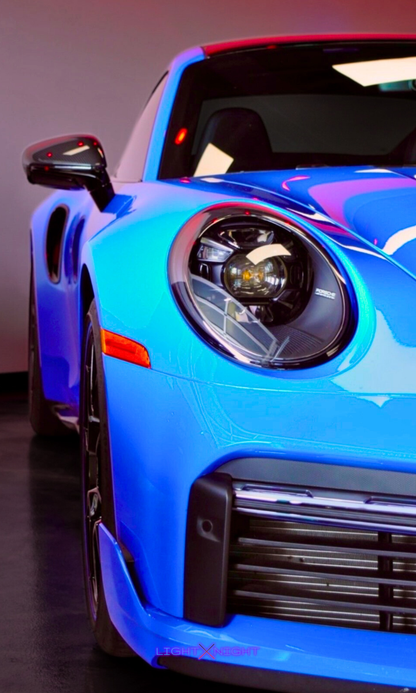 Porsche 911 Neon Poster