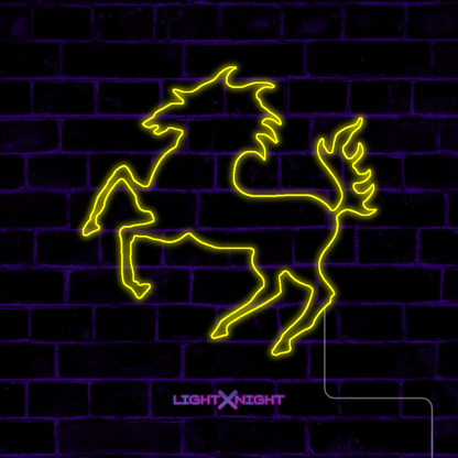 Stuttgart Horse 2 Neon Sign