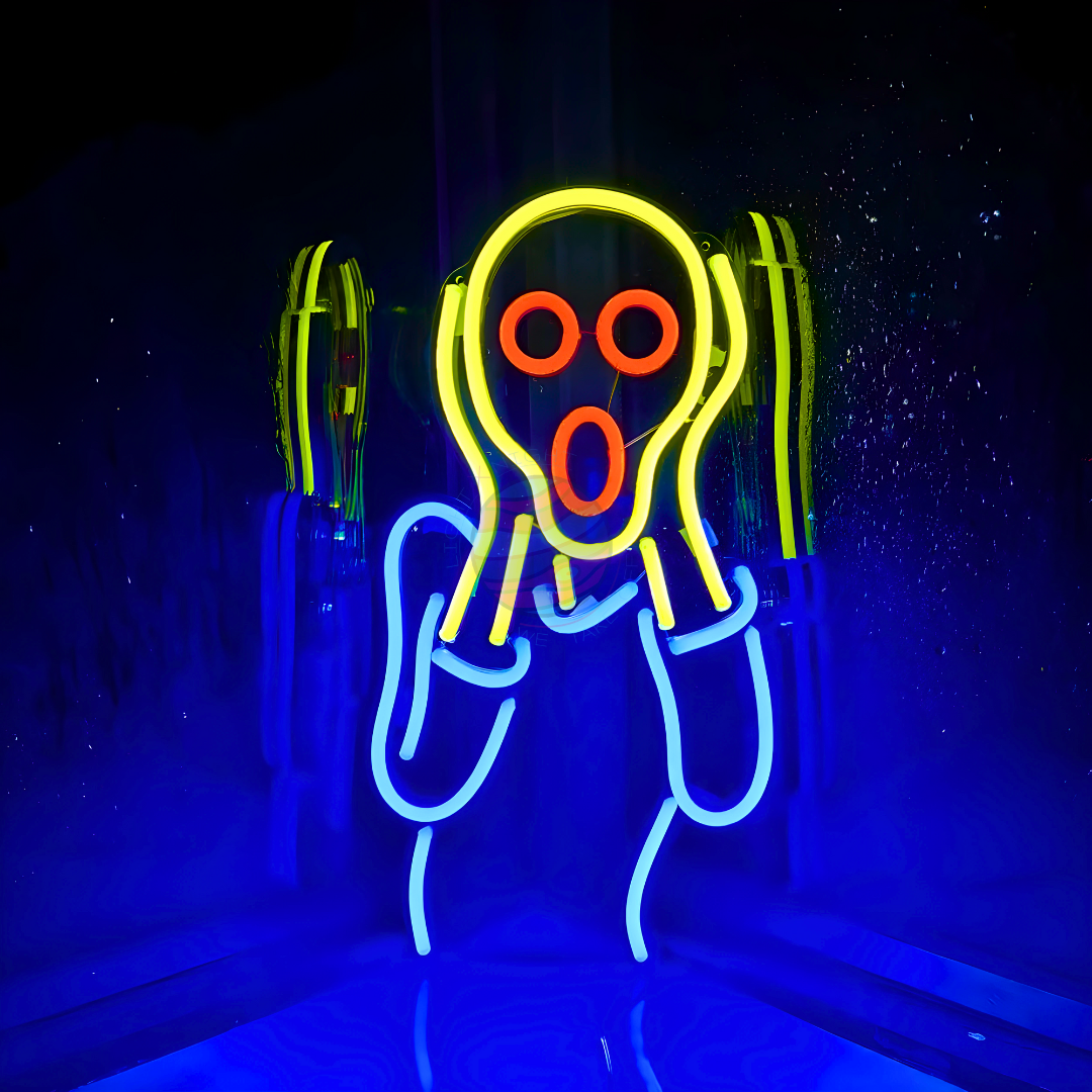 The Scream Edvard Munch Neon Sign,The Scream Edvard Munch Decoration,The Scream Edvard Munch Led Neon Sign