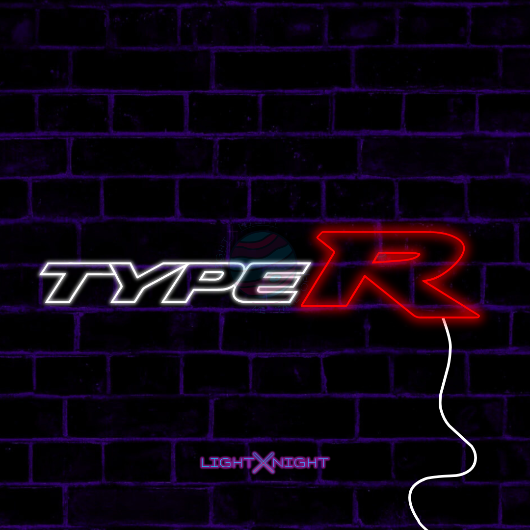 Type R Neon Sign, Type R Led Sign, Type R Merchandise, Type R Led Neon Sign