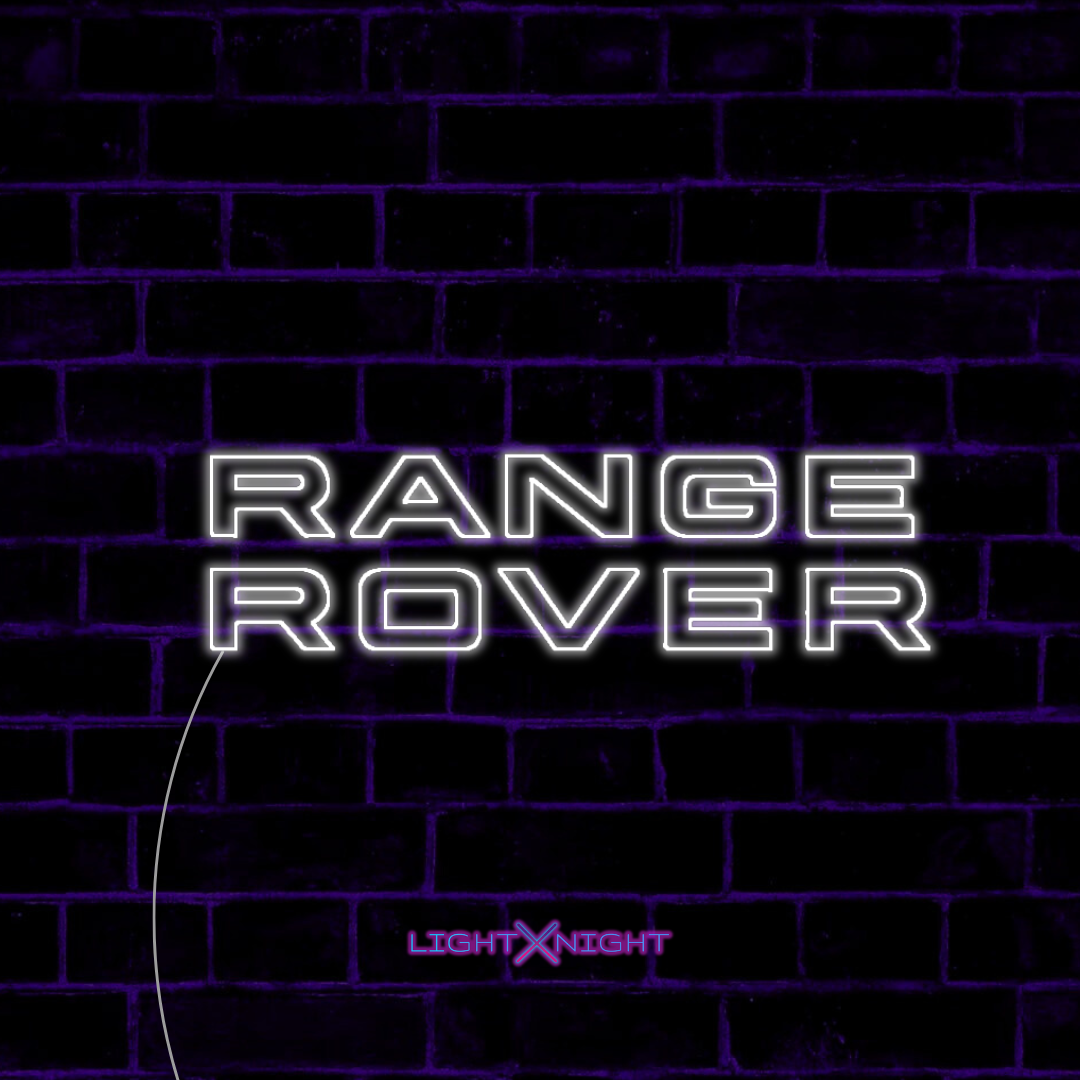 Range Rover Neon Sign