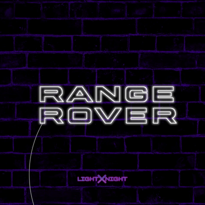 Range Rover Neon Sign