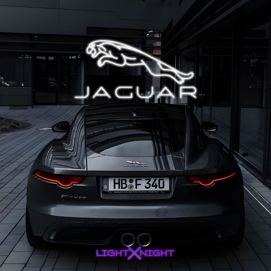 Light X Night - Jaguar Neon Sign