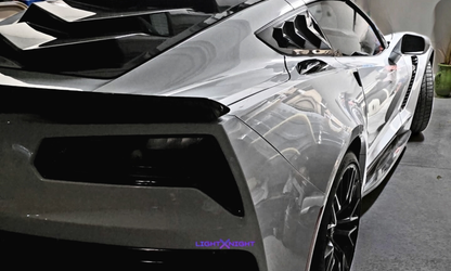 Corvette C7 Rear Neon Poster