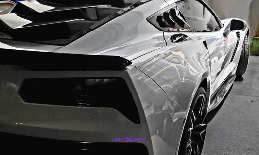 Corvette C7 Rear Neon Poster