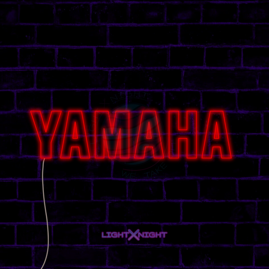 Yamaha Font Neon Sign