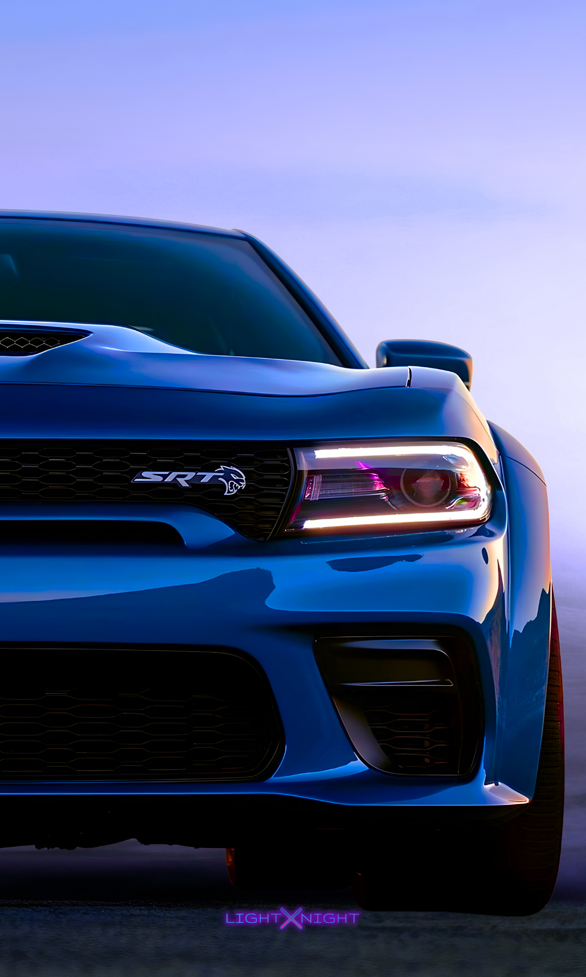 Dodge Charger SRT Neon Poster