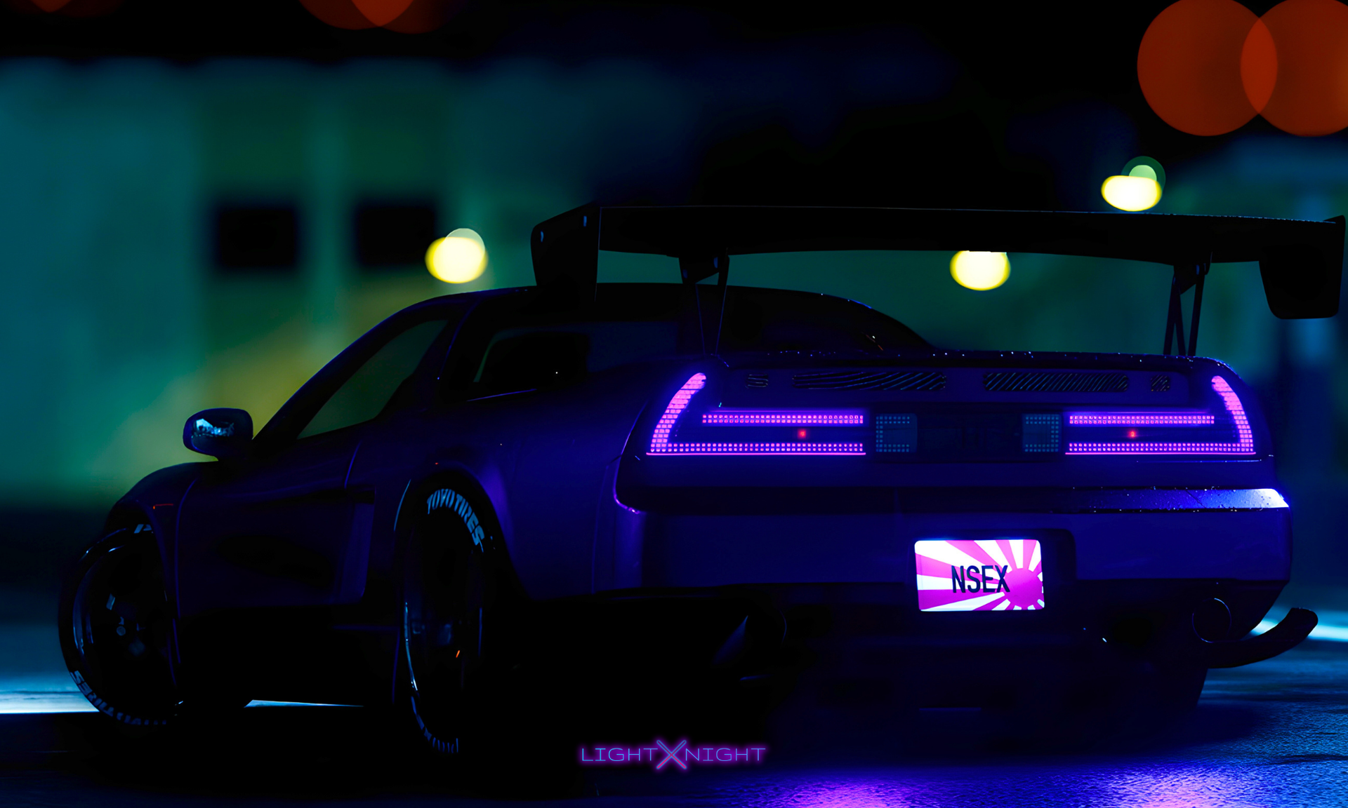 Custom NSEX Neon Poster – Light X Night