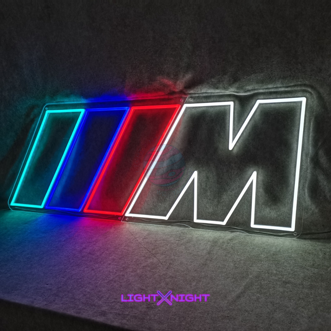 BMW M Led Neon Sign, BMW M Neon Light, BMW M Neon Sign, BMW Light, BMW M Lighting, BMW Decor