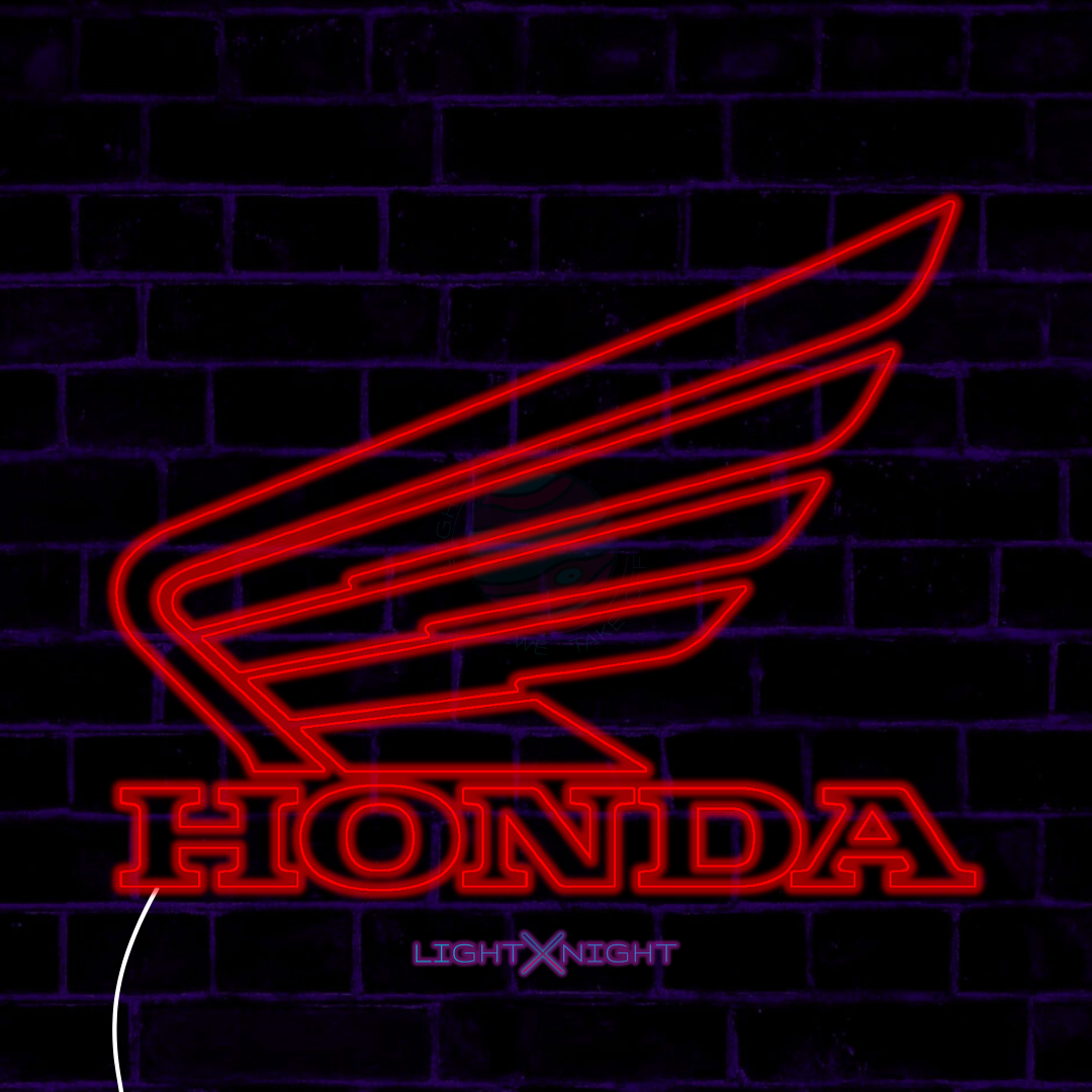 Honda Wings Neon Sign