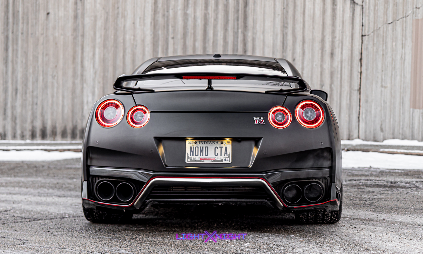 Black GTR Neon Poster