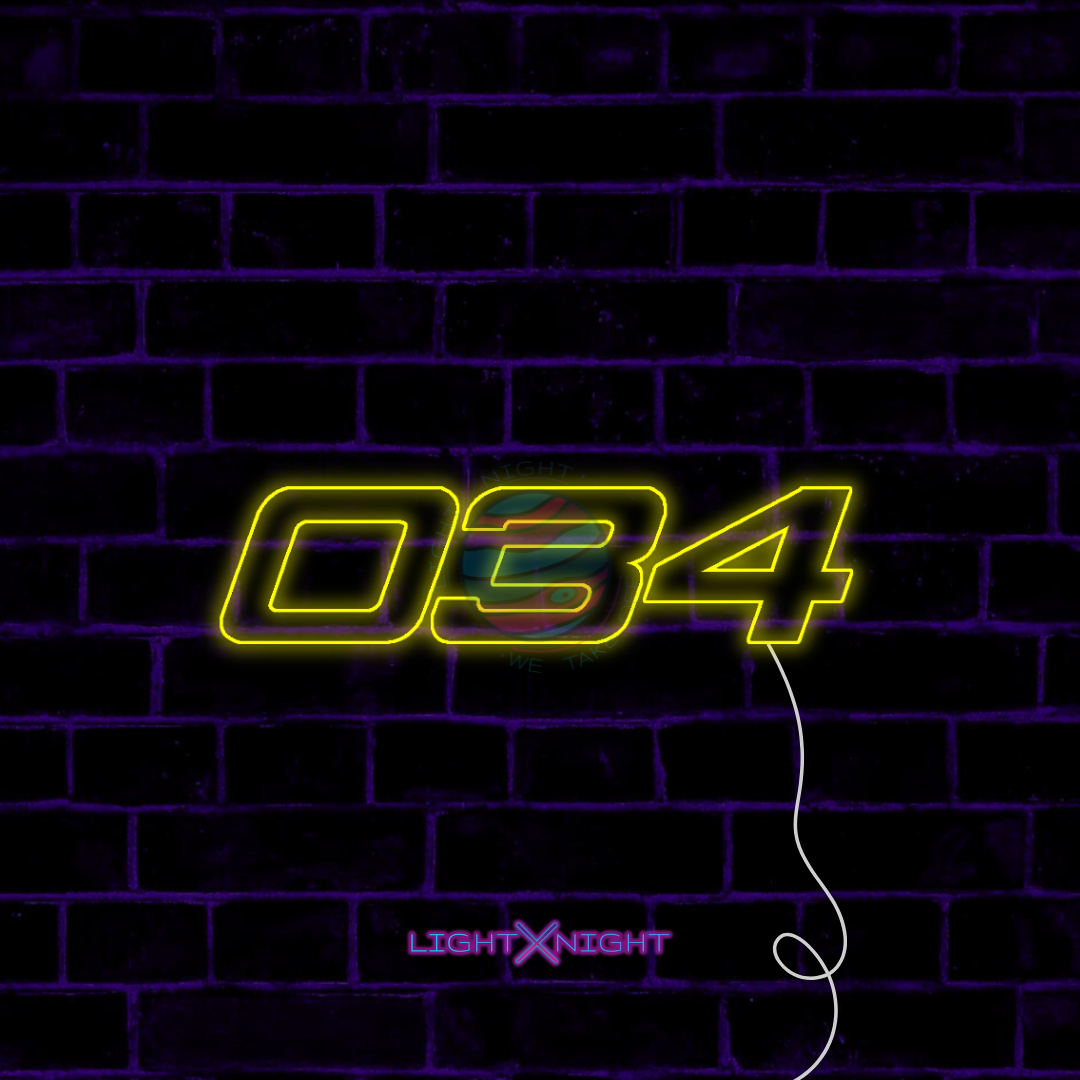 034 Motorsport Neon Sign