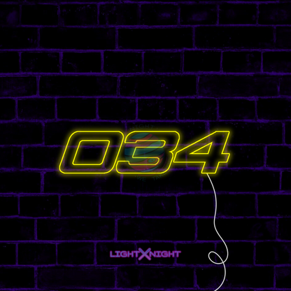 034 Motorsport Neon Sign