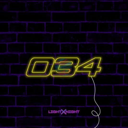 034 Motorsport Neon Sign