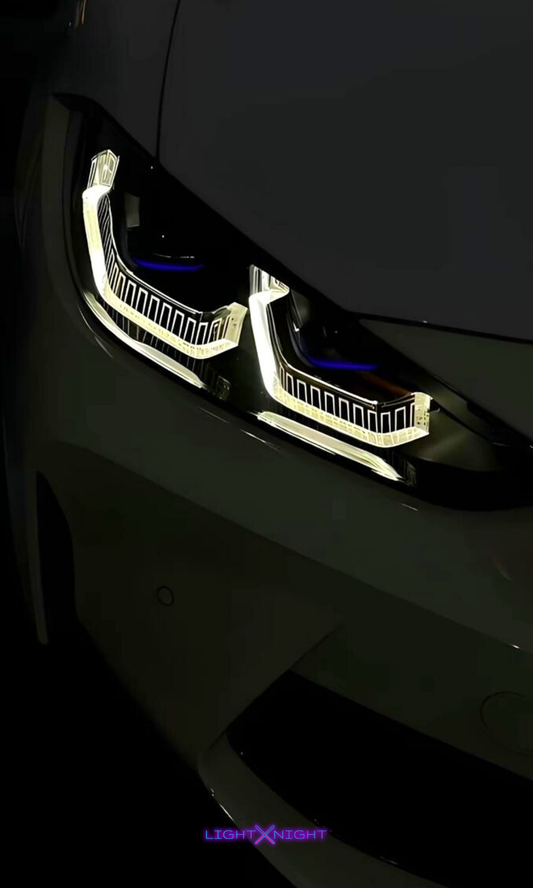 BMW M4Cs Neon Poster