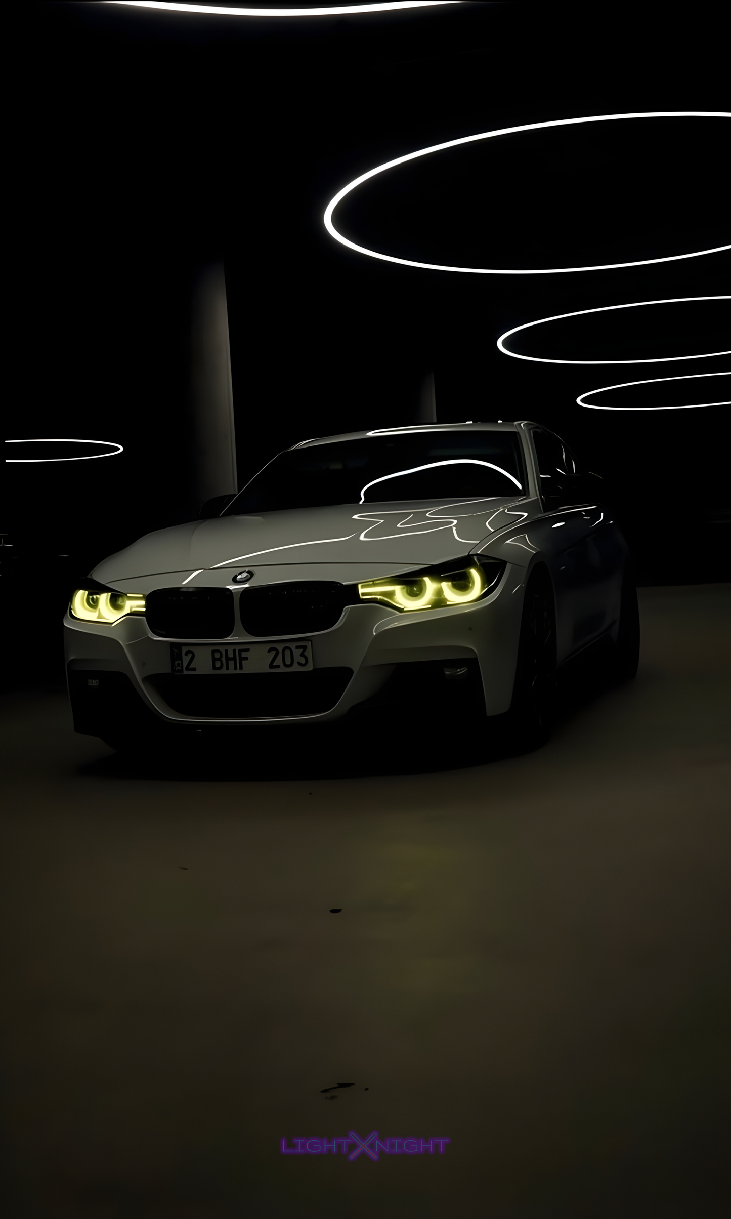 Custom Femke BMW Neon Poster