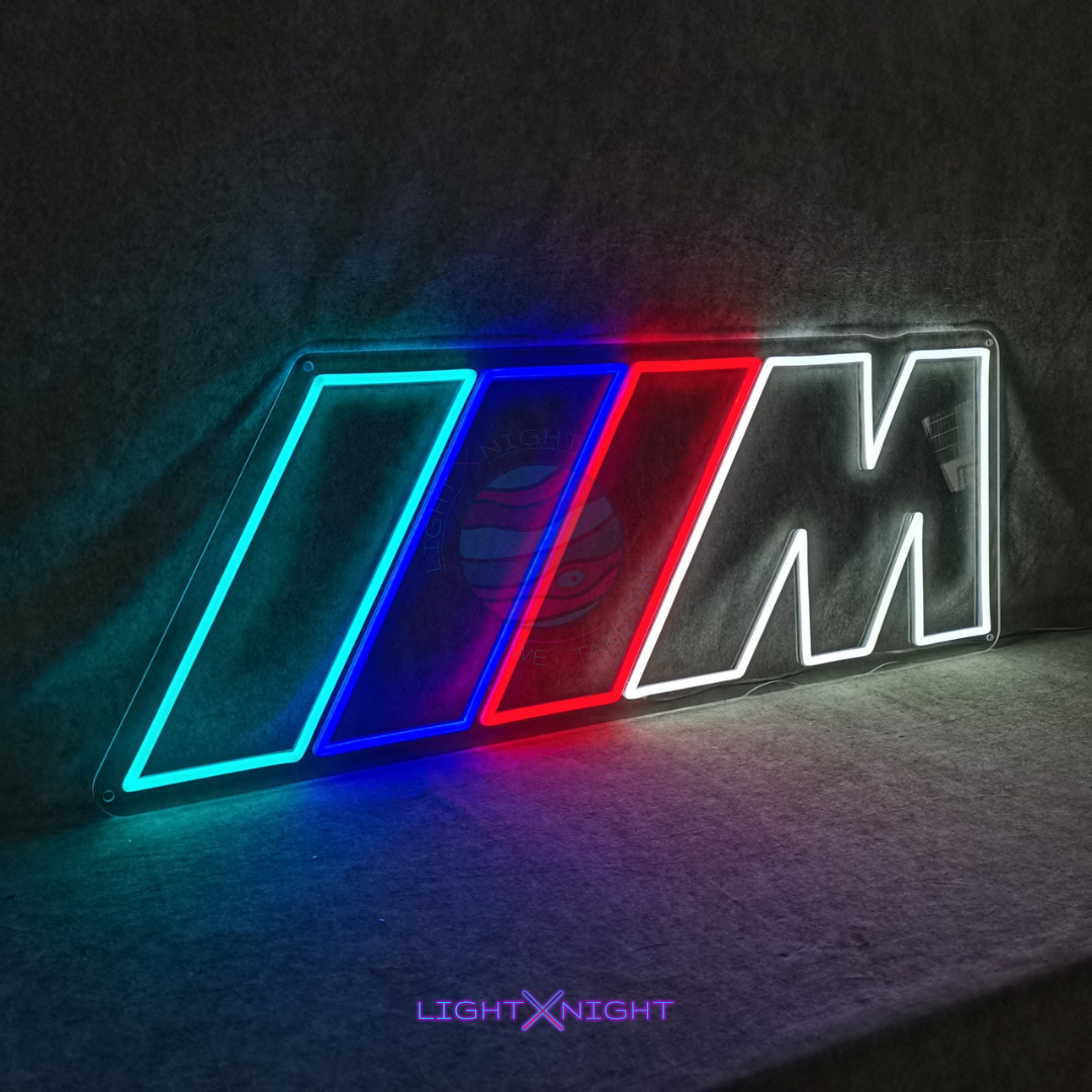 BMW M Led Neon Sign, BMW M Neon Light, BMW M Neon Sign, BMW Light, BMW M Lighting, BMW Decor