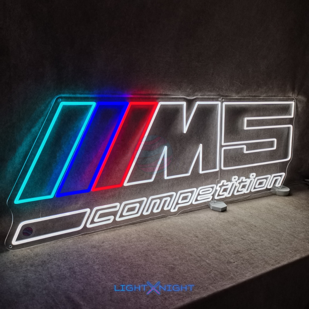 BMW M5 Competition Neon Sign