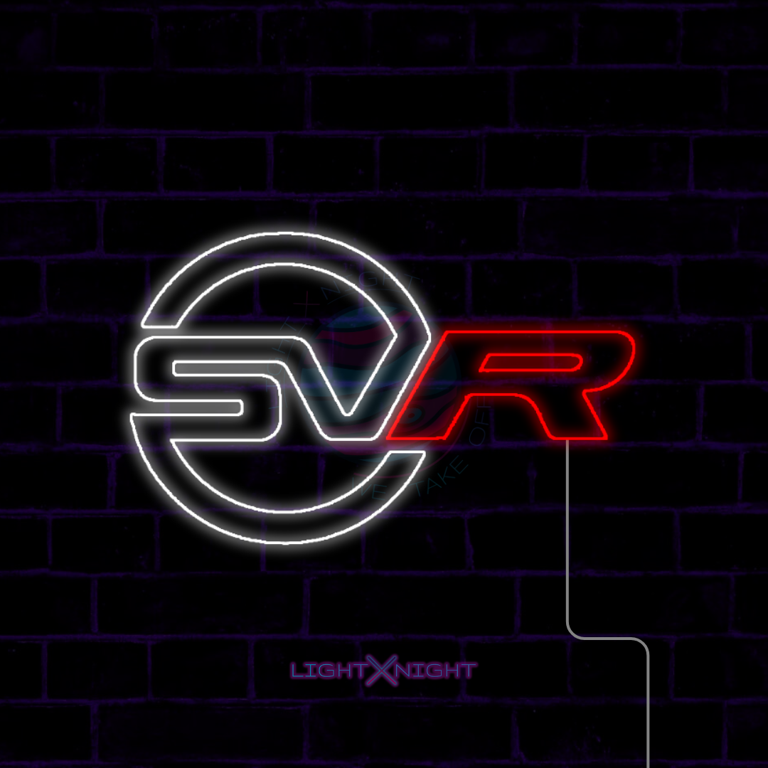 Range Rover SVR Neon Sign