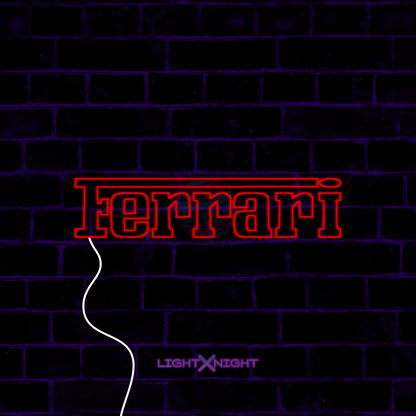 Ferrari Neon Sign