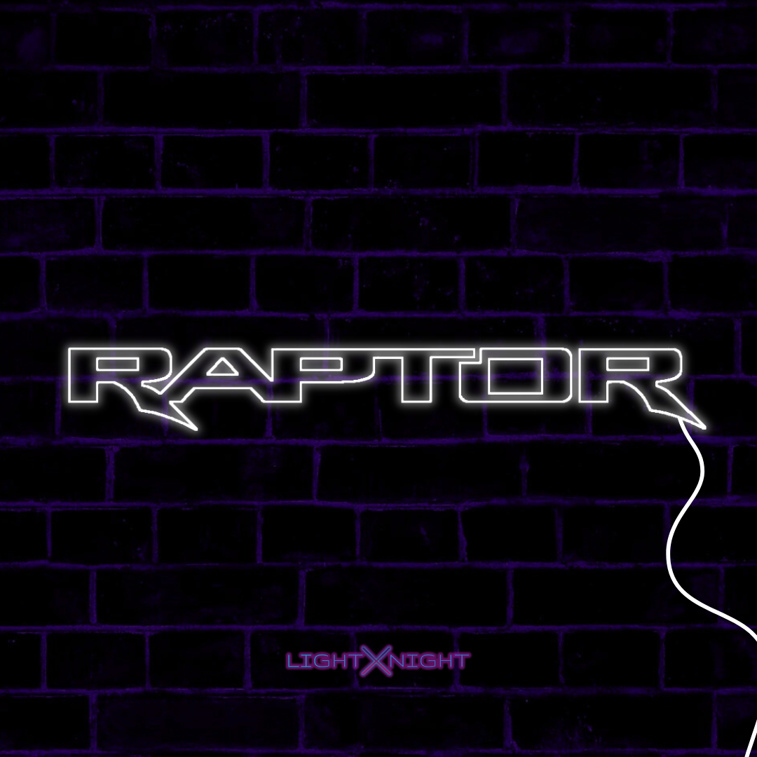 Raptor Neon Sign