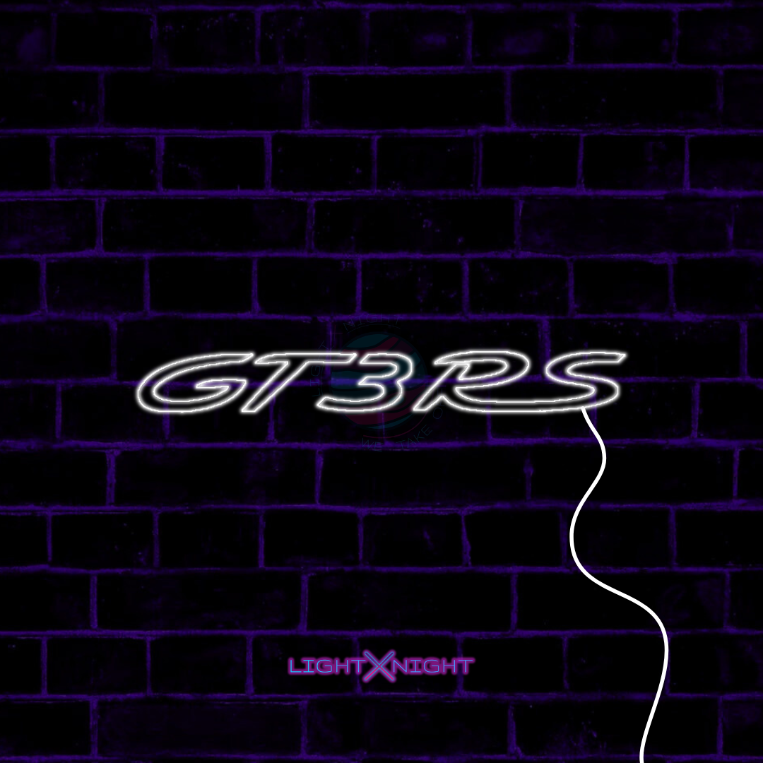 Porsche GT3 RS LED neon sign