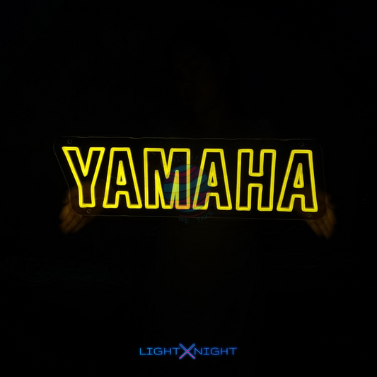 Yamaha Font Neon Sign