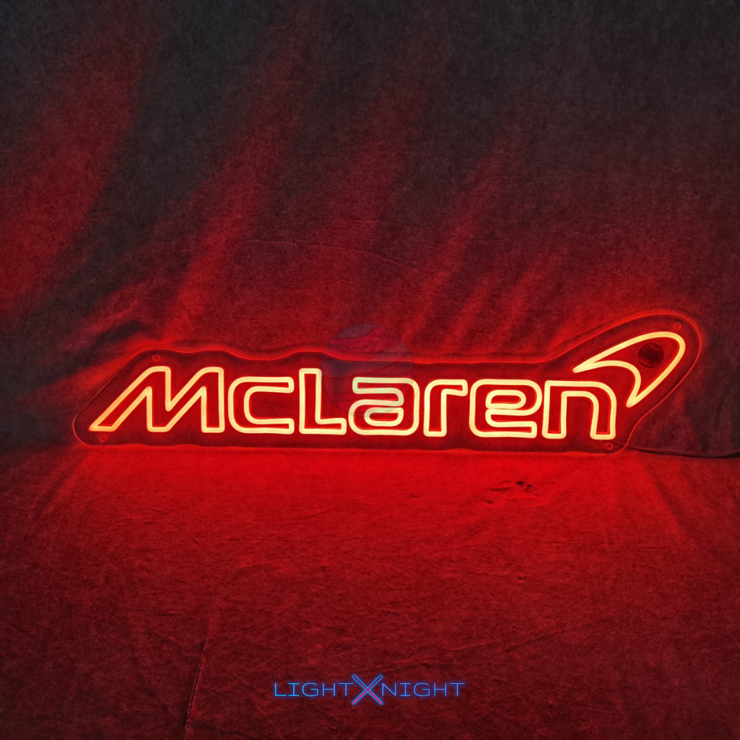 McLaren Neon Sign, McLaren Led Neon Sign, McLaren Neon Light