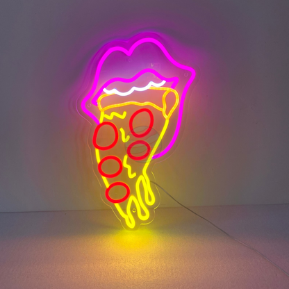 Pizza Neon Sign, Pizza Led Neon Light, Pizza Led Neon Sign