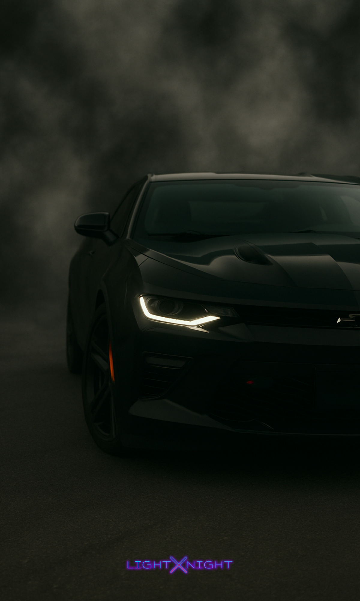 Smokey Camaro SS Neon Poster