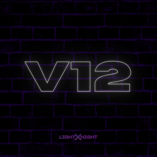 V12 Neon Sign