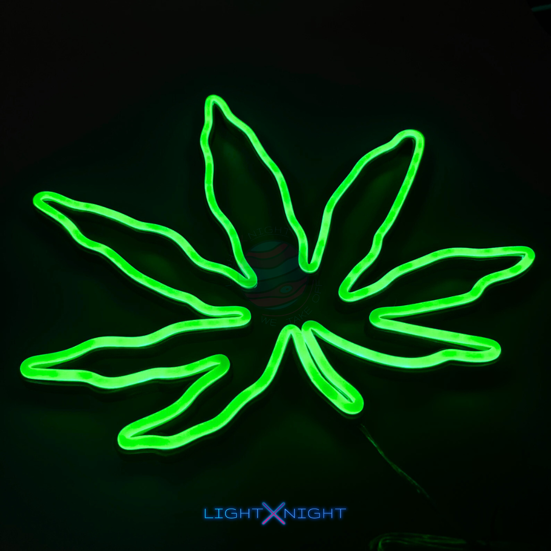 Cannabis Leaf Neon Sign