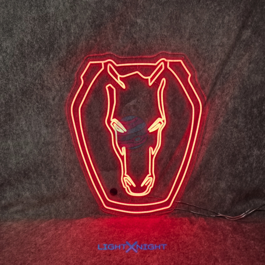 Ford Mustang Dark Horse Neon Sign