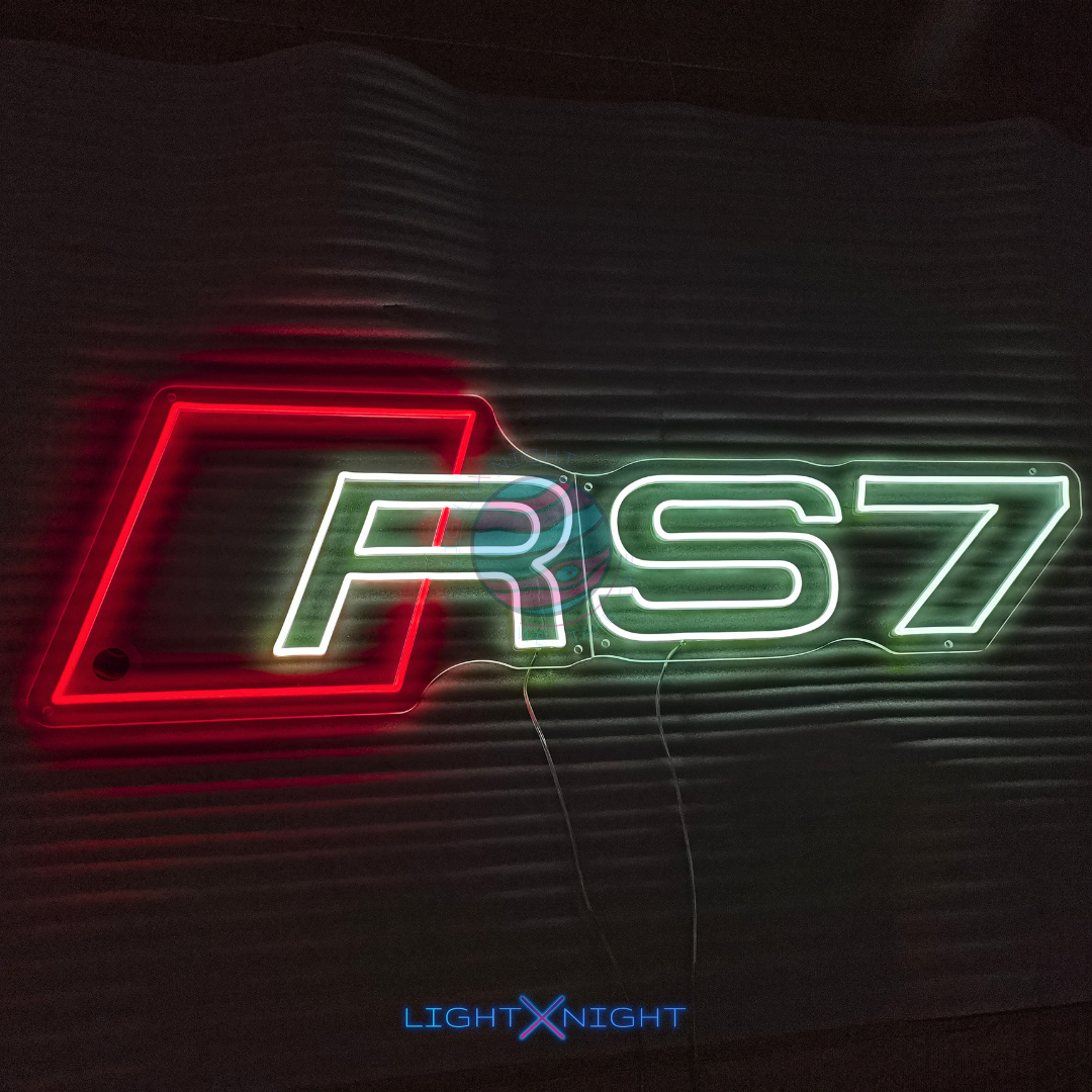 Audi RS7 Led Neon Sign, Audi RS7 Neon Light, Light X Night Audi RS7 Neon Sign