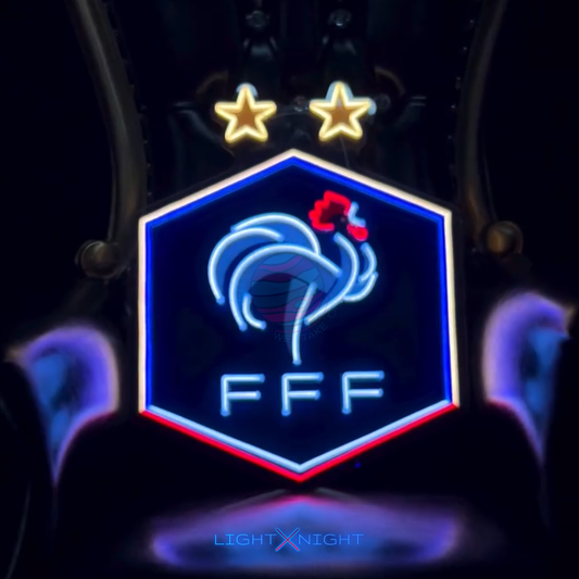 France National Neon Sign
