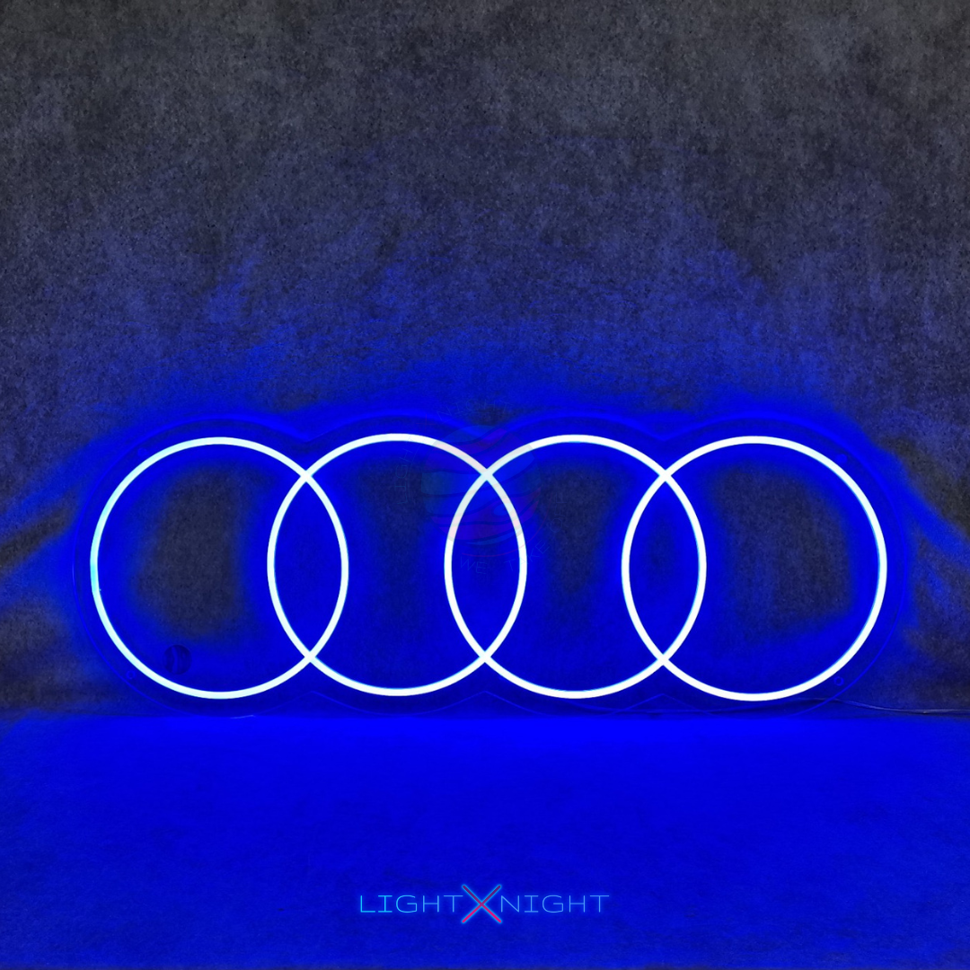 Audi Rings Neon Sign