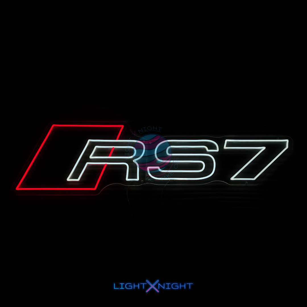Audi RS7 Led Neon Sign, Audi RS7 Neon Light, Light X Night Audi RS7 Neon Sign