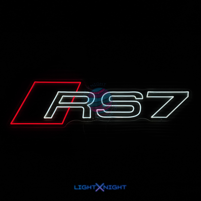 Audi RS7 Led Neon Sign, Audi RS7 Neon Light, Light X Night Audi RS7 Neon Sign