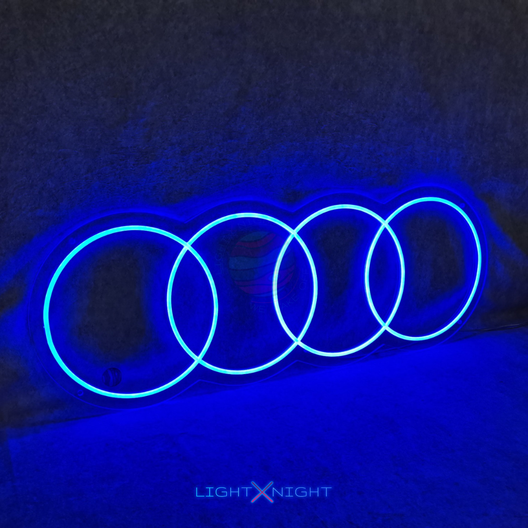 Audi Rings Neon Sign