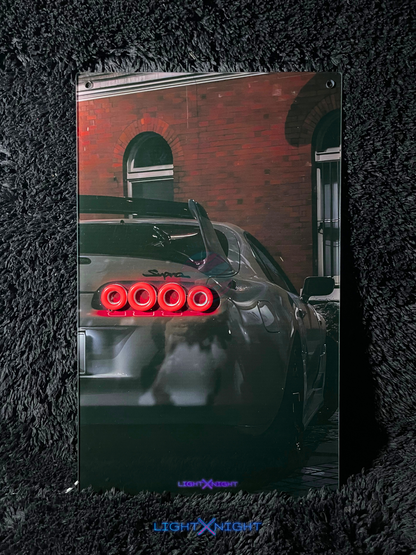 Toyota Supra Neon Poster