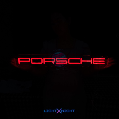 Porsche Font Neon Sign