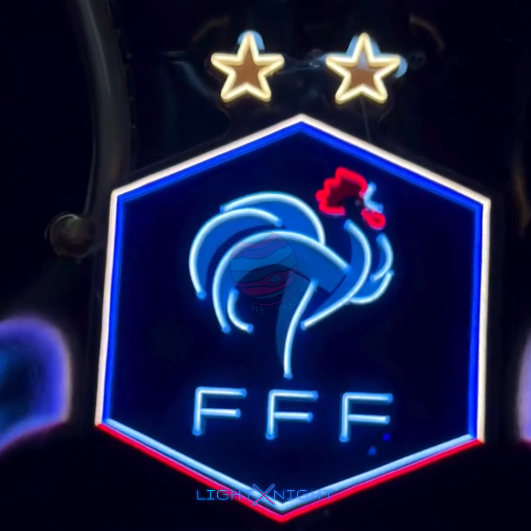 France National Neon Sign