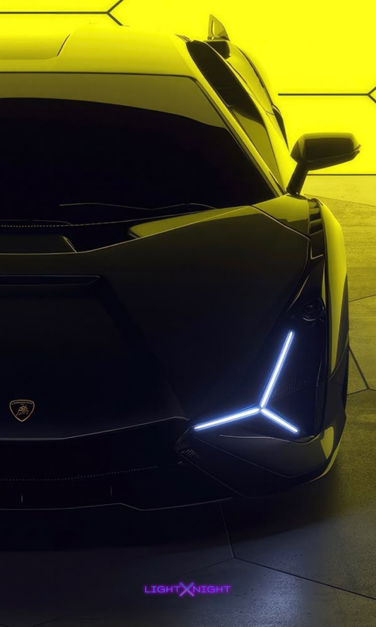 Lamborghini Sián FKP 37 Neon Poster