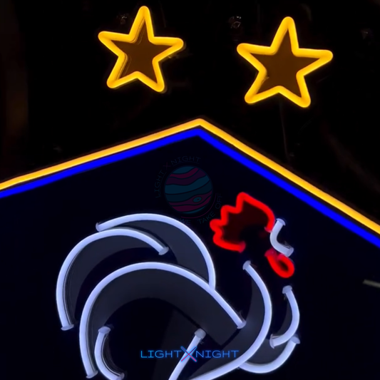 France National Neon Sign