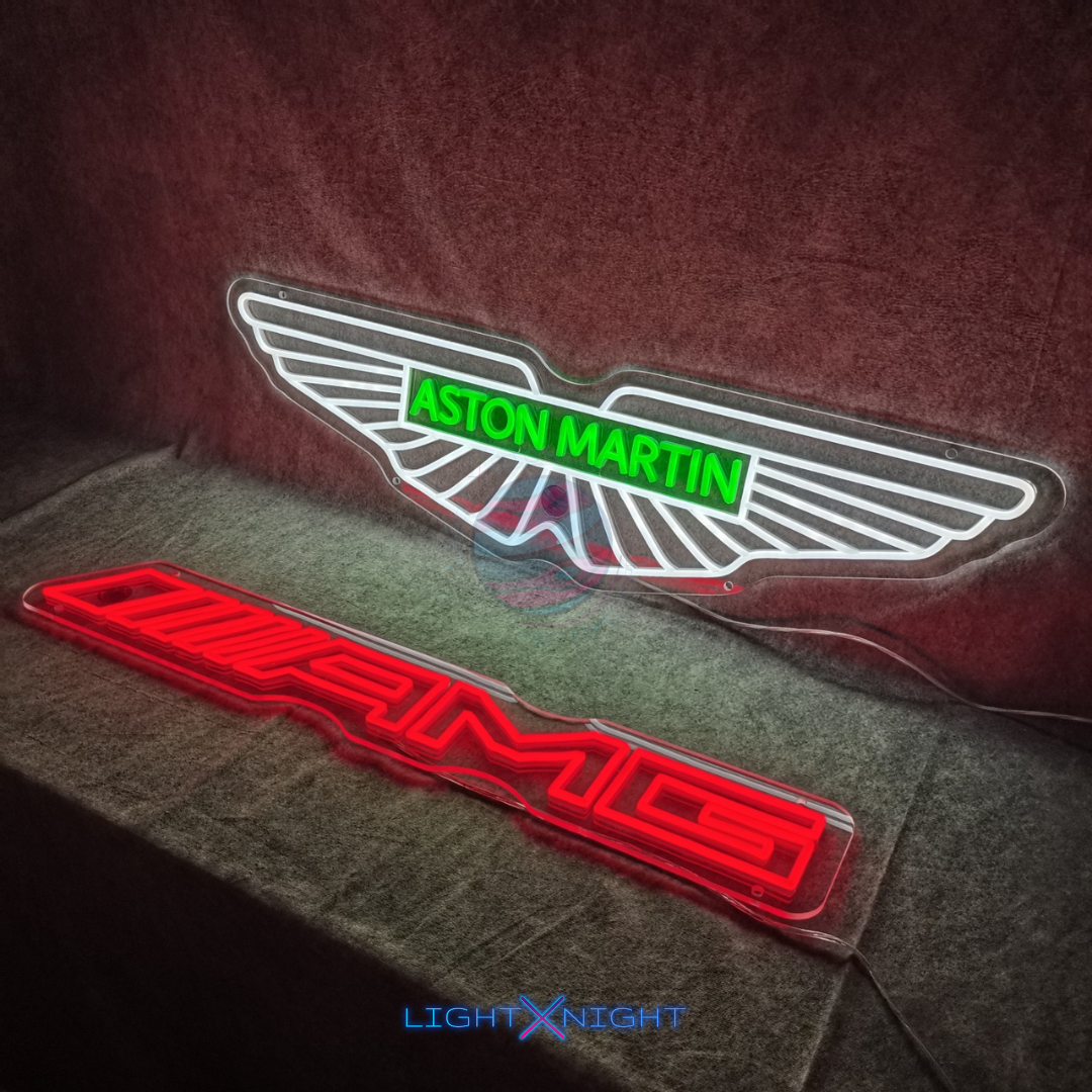 Light X Night - Aston Martin Neon Sign