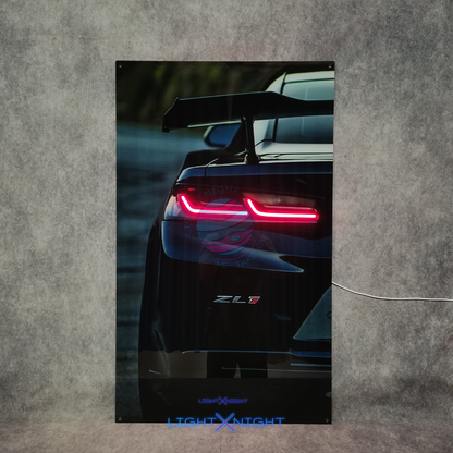 Chevrolet Camaro Rear Neon Poster