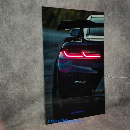 Chevrolet Camaro Rear Neon Poster