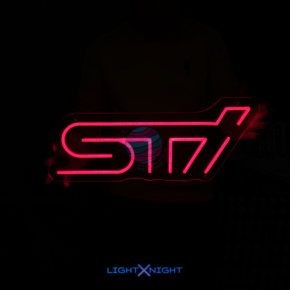 Subaru STI Neon Sign
