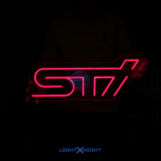Subaru STI Neon Sign