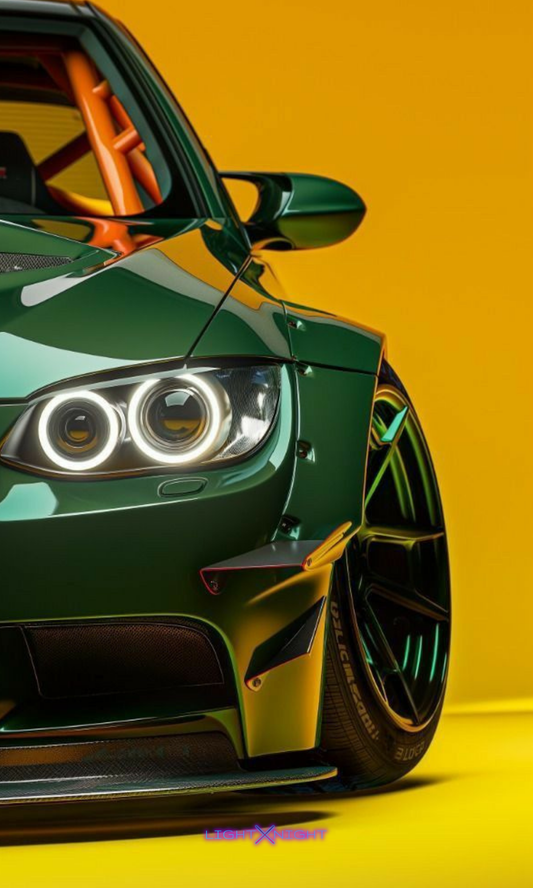 BMW M3 E92 Neon Poster
